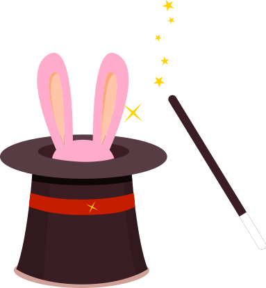 rabbit in a hat magic trick